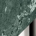 green guatemala marble / polished steel base