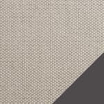 sunbrella - linen / charcoal frame