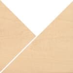 white linoleum top / natural birch legs