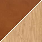 cognac saddle / oak, light oil