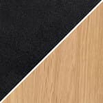 black saddle / oak, light oil