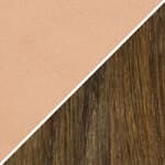 natural saddle / oak, smoked oil