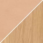 natural saddle / oak, light oil