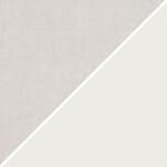 velvet beige cushion / white steel rod shell