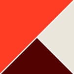 bright red / burgundy / clay