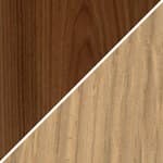 82.7" x 37.4" - walnut top / oak base, lacquer