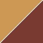 amber / brick red