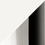 ivory frame / chrome legs
