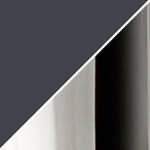 grey frame / chrome legs