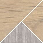 white oiled oak top / white oiled oak & stainless steel supports
