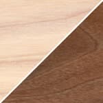 ash back & legs / walnut seat - white oiled
