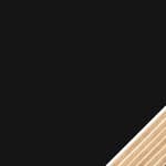 black linoleum top / plywood edge