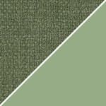 green seat cushion & 3 main back cushions / sage frame