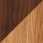 oak frame / walnut armrest & backrest - oiled