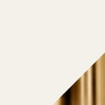 standard - brass ring / matte white shade