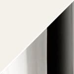 fixed height - white top / chromed base (KS12-LAMWH-PLAL)