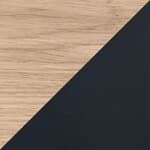 oak lacquered top / anthracite base