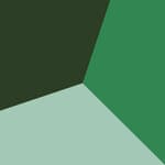 set of 3 - green