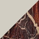 putty top / cherry marble