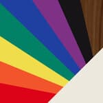 pride spheres / white frame