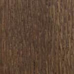 stained dark brown
