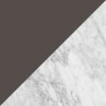 grey shade / carrara white marble base