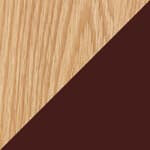 oak top / deep red body