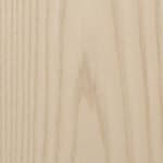clear lacquered ash
