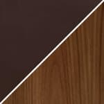 dark brown saddle / walnut, oiled