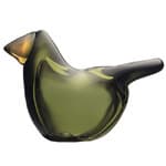 moss green body - copper beak