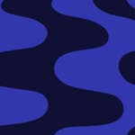 patterned cobalt blue & twilight blue / cobalt blue cord