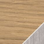 add drawer in lacquered oak with stainless steel support