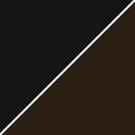 black shade / dark brown base