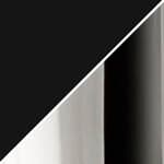 black shade / chrome base