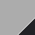 grey base with black castors