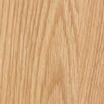 round - 43.3" diameter, natural oak top
