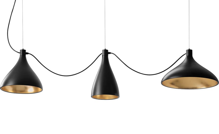 swell 3 string mixed pendant lamps – thumbnail image #2