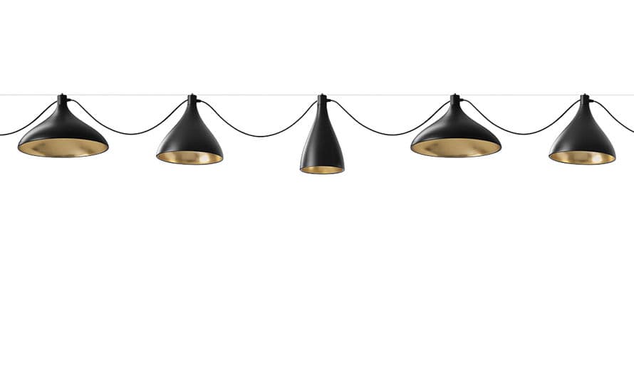 swell 3 string mixed pendant lamps – thumbnail image #3