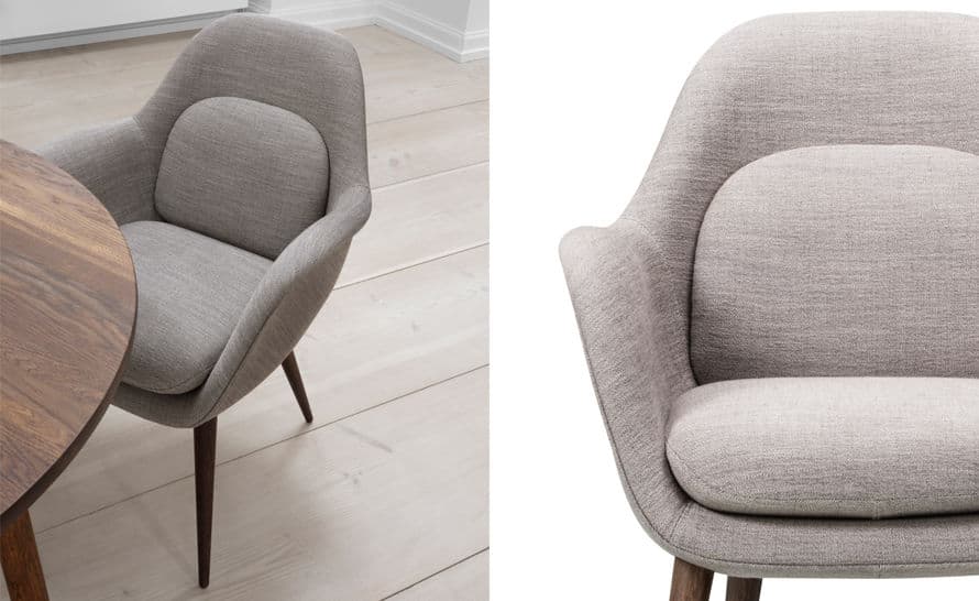 swoon chair wood base – thumbnail image #7
