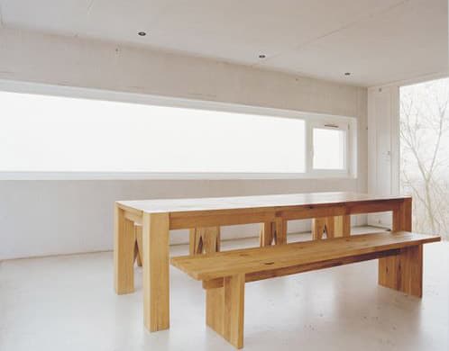 ta04 bigfoot table - 41" oak, oiled – thumbnail image #4