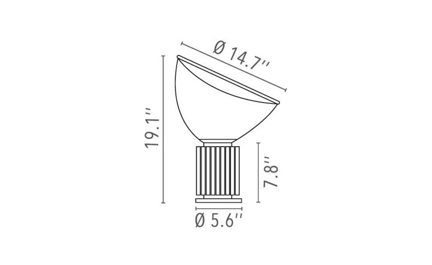 taccia small led table lamp – thumbnail image #10