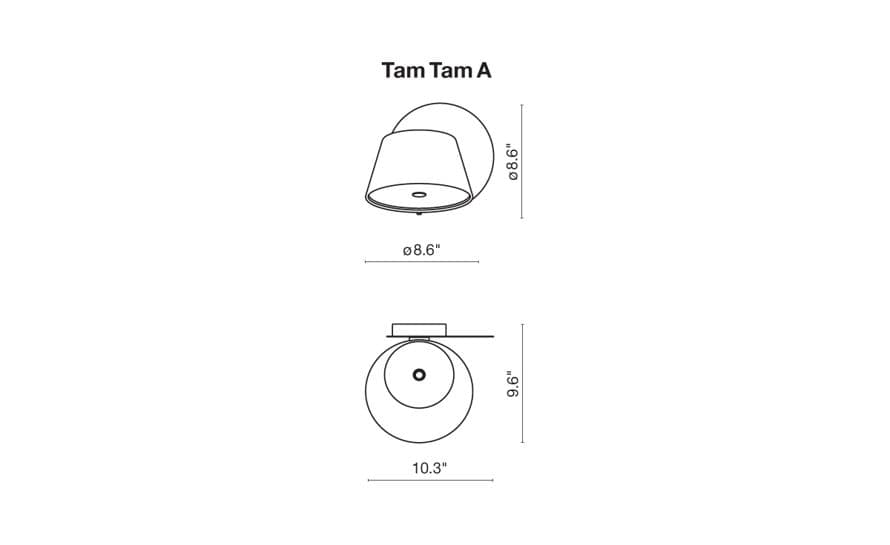 tam tam a wall light – thumbnail image #4