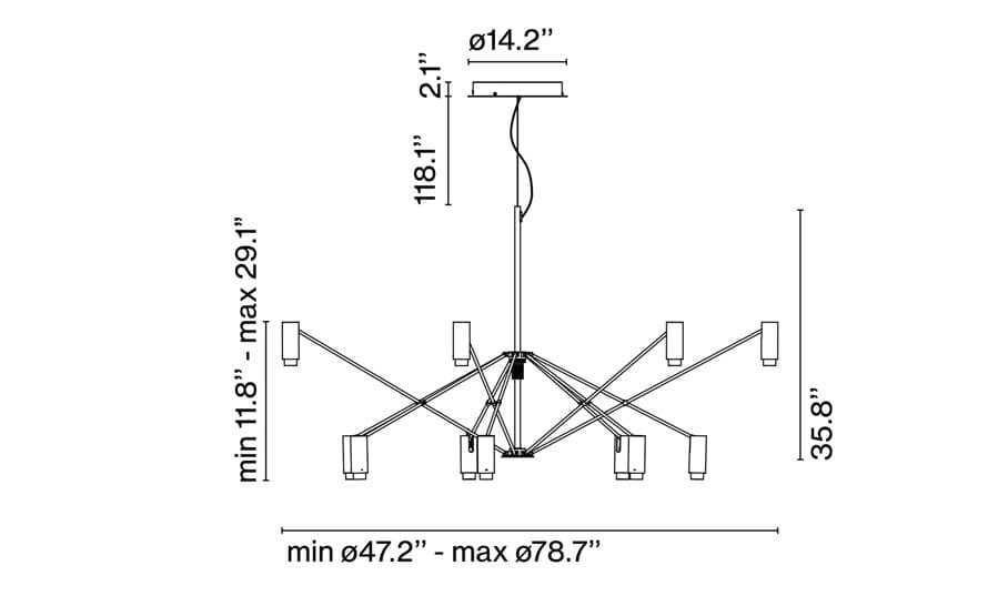 The W Suspension Lamp – thumbnail image #8