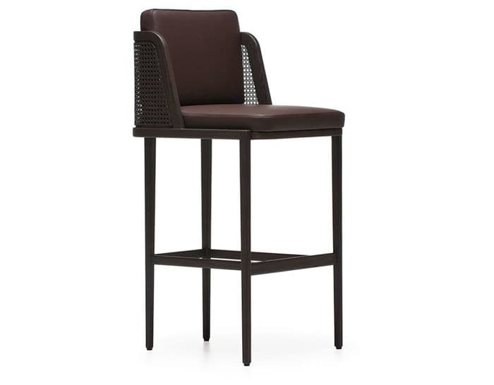 throne breakfast barstool with rattan 272p – thumbnail image #4