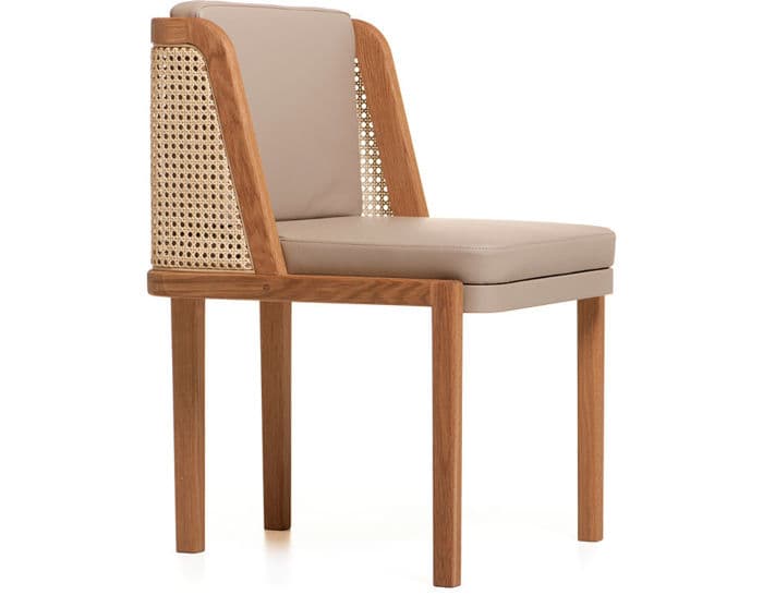 throne dining chair 272 with rattan – thumbnail image #1