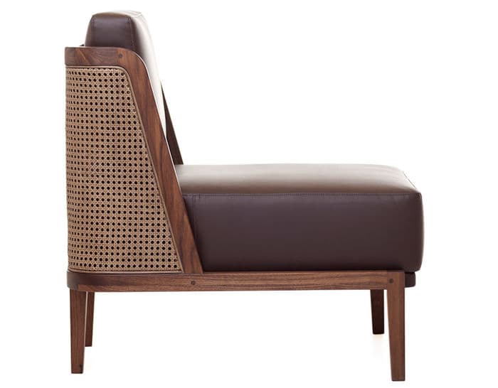throne lounge chair 270 with rattan – thumbnail image #1