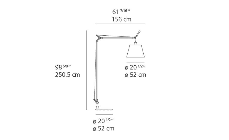 tolomeo maxi floor lamp – thumbnail image #3