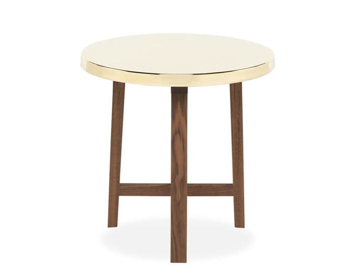 trio side table with brass top 754sb – thumbnail image #2