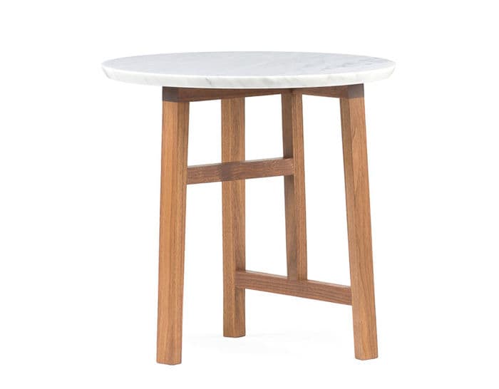 trio side table with marble top 754sm – thumbnail image #1