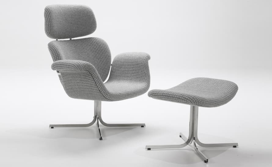 pierre paulin tulip chair & ottoman – thumbnail image #5